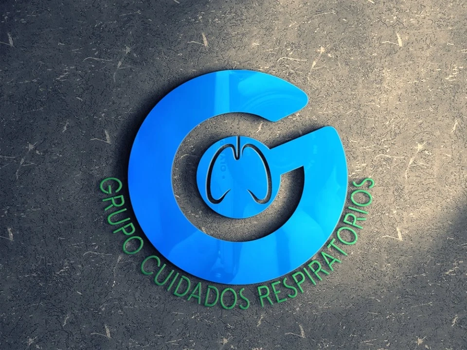 Diseño Profesional de Logotipo - Grupo Cuidados Respiratorios