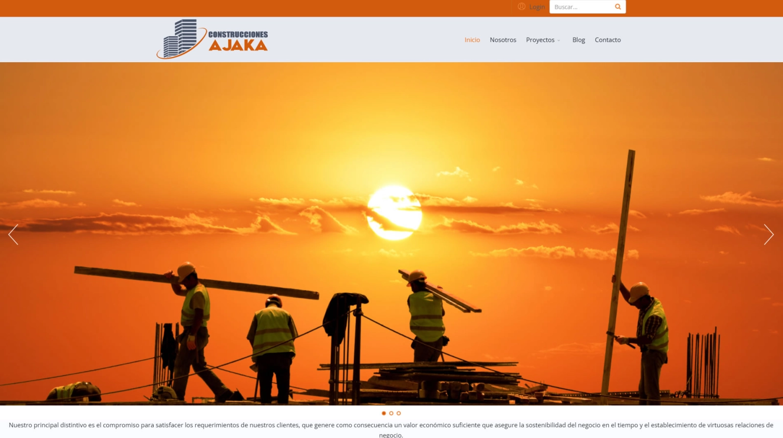 Diseño Web Profesional - AJAKA Construcciones
